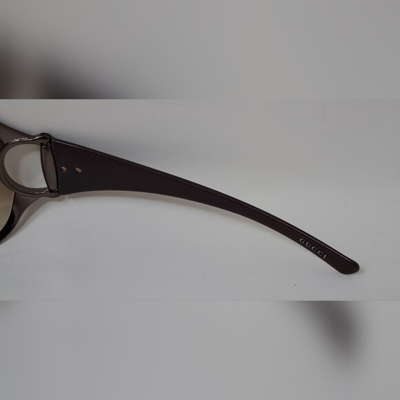 Gucci Sunglasses GG2737STRASS Vintage Y2K Horsebit Diamonds Wrap Brown 69-14-115 - Picture 12 of 16
